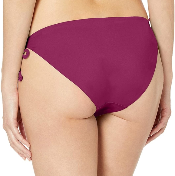 NEW Amazon Basics Raspberry Red Tied Bikini Bottom - Picture 3 of 3